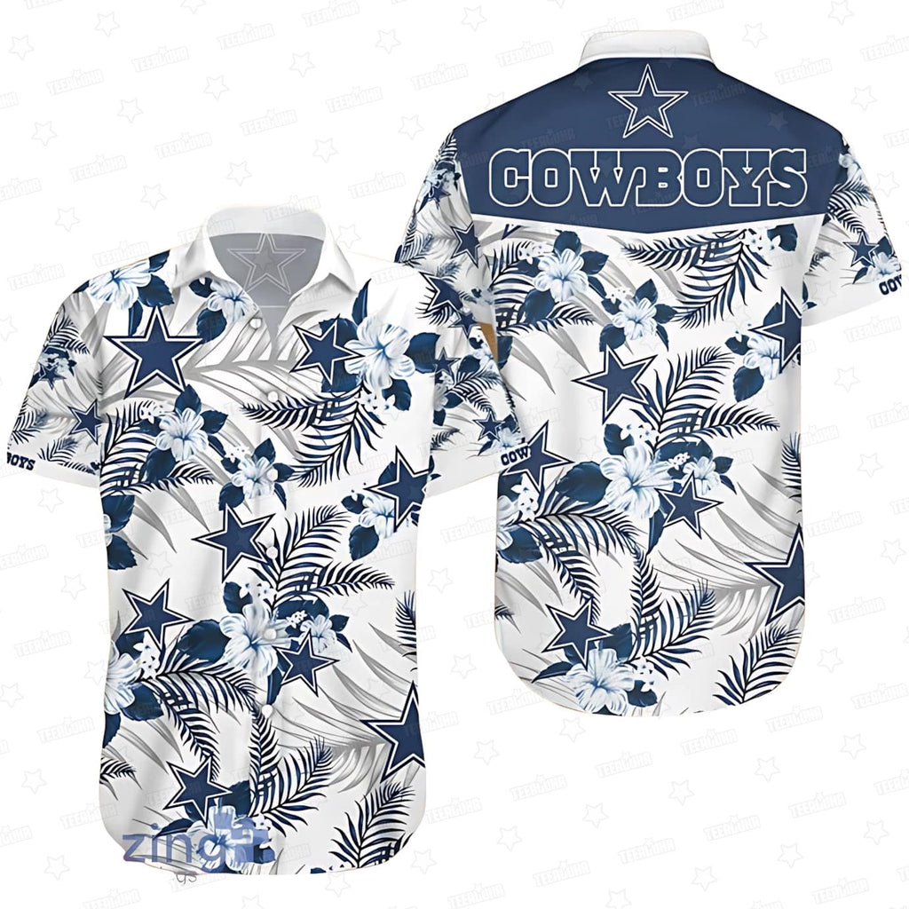 Dallas Cowboys Hawaiian Tropical Breeze Design 942189 - Adult & Kids T-Shirts, Sweatshirts & Hoodies apparel design preview 1