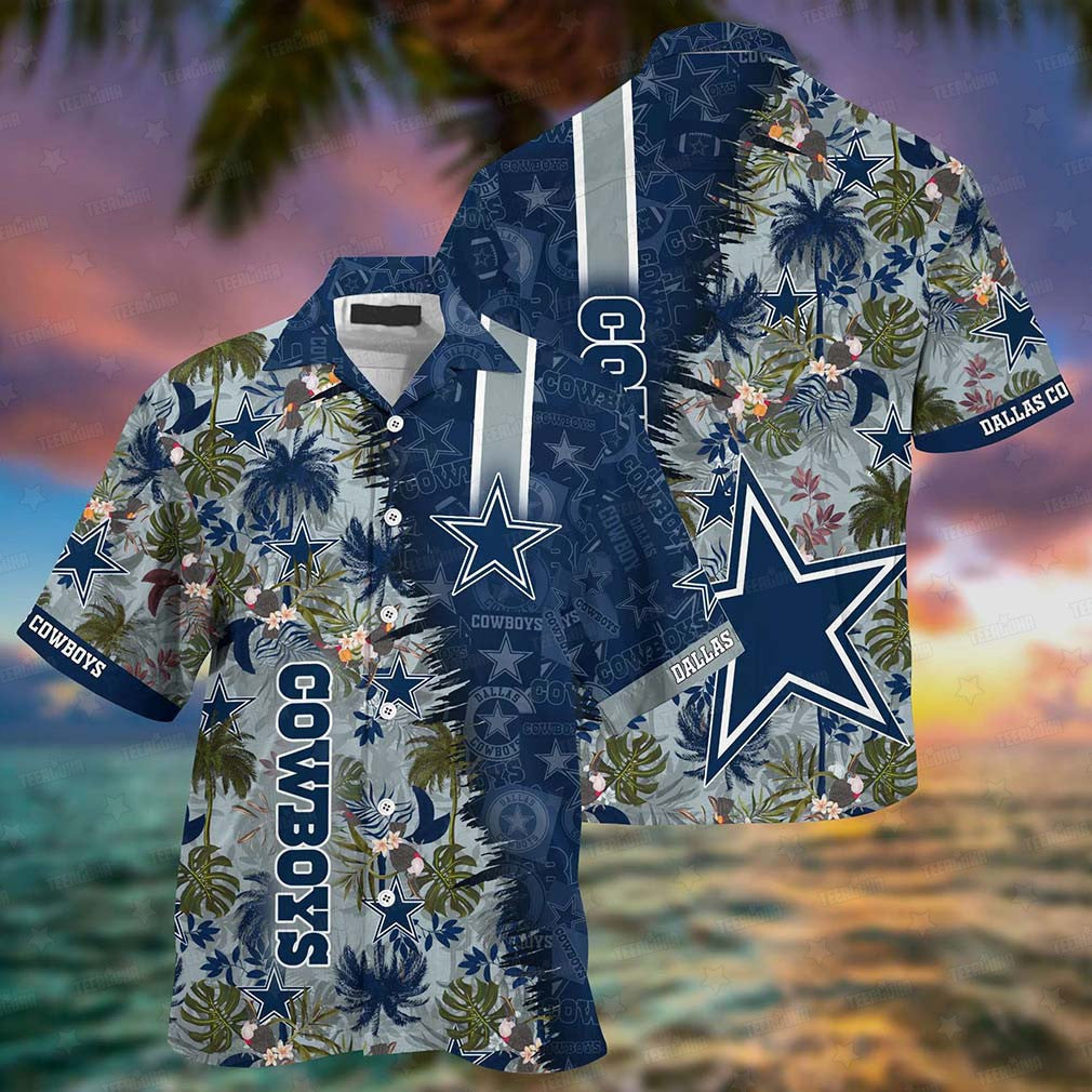 Dallas Cowboys Hawaiian Tropical Spirit Design by - Adult & Kids T-Shirts, Sweatshirts & Hoodies apparel design preview 1