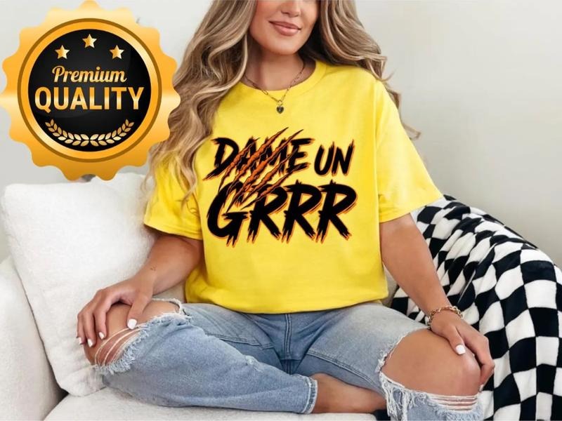 Dame Un Grrrr Camisa De Humor TikTok - Adult & Kids T-Shirts, Sweatshirts & Hoodies apparel design preview 1