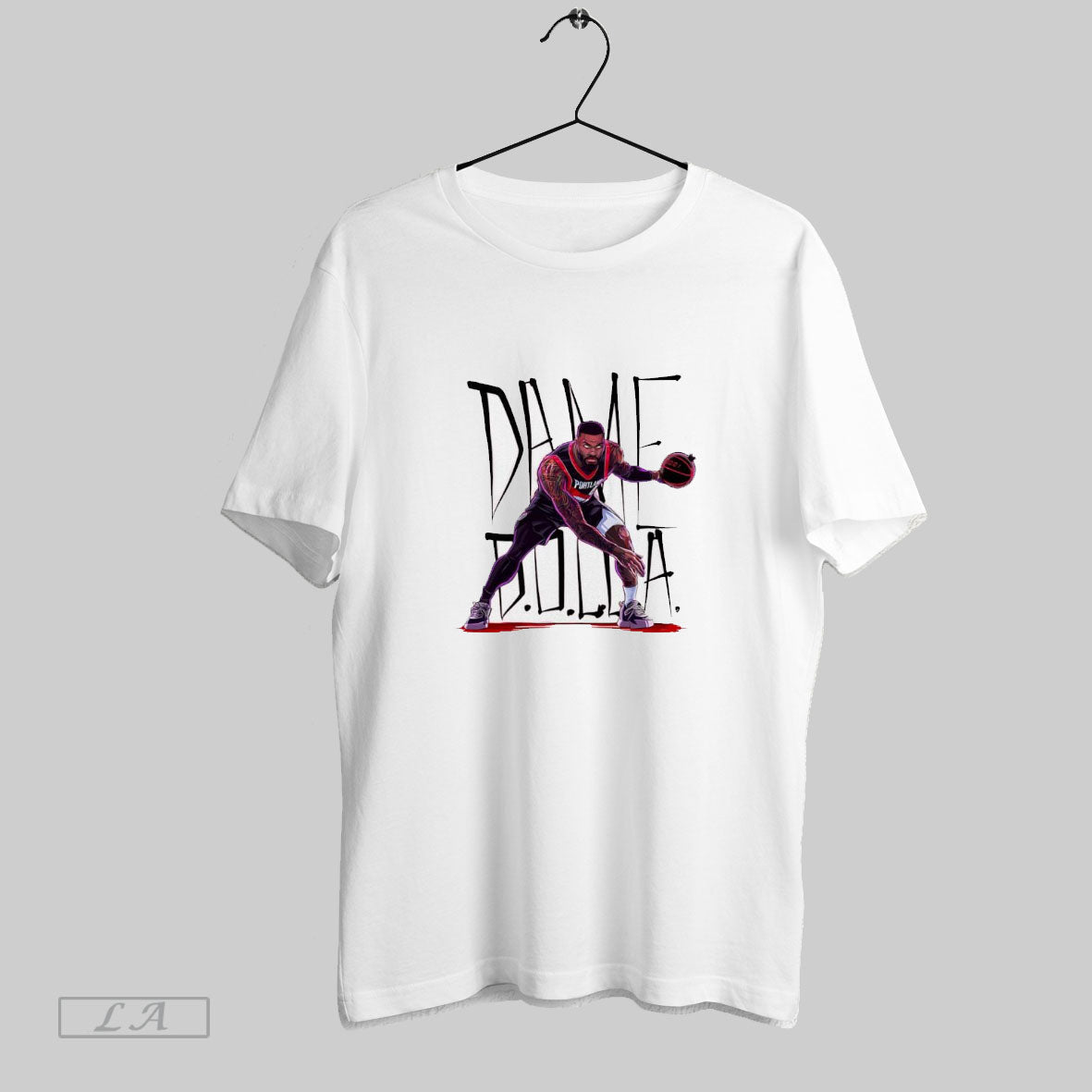 Damian Lillard Basketball Dame Time Superstar Moment - Adult & Kids T-Shirts, Sweatshirts & Hoodies apparel design preview 1