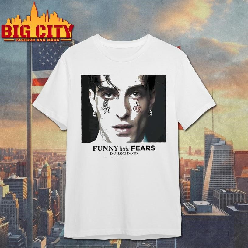 Damiano David Funny Little Fears Album - Adult & Kids T-Shirts, Sweatshirts & Hoodies apparel design preview 1