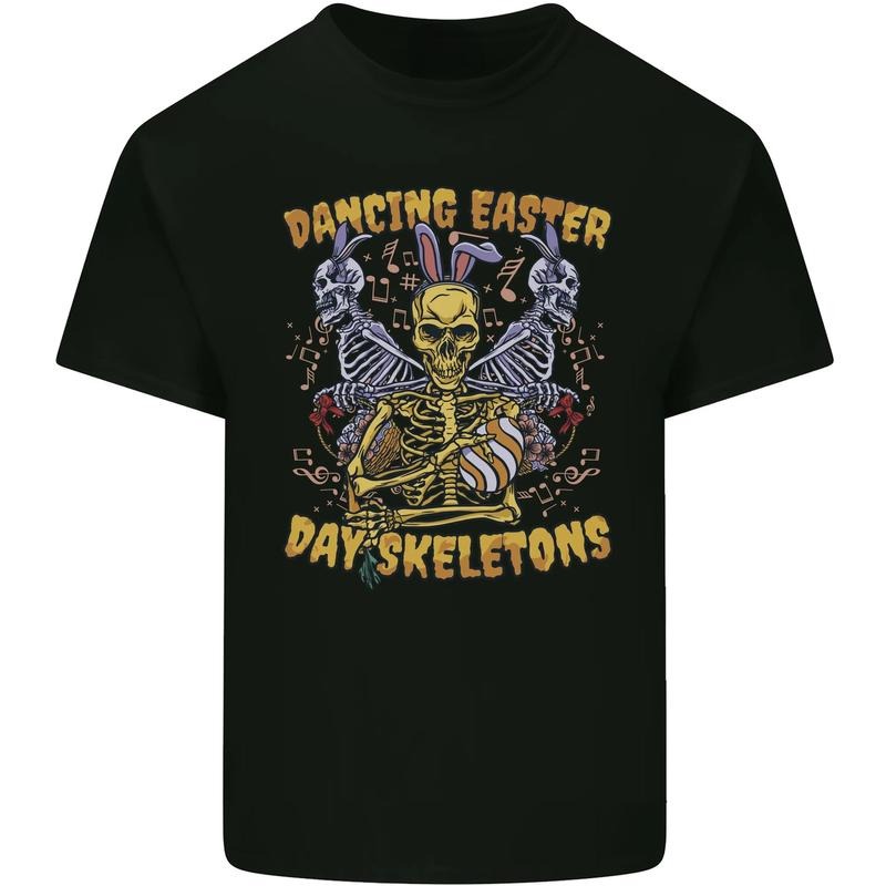 Dancing Easter Day Skeletons Skulls Black Man Woman S - Adult & Kids T-Shirts, Sweatshirts & Hoodies apparel design preview 1