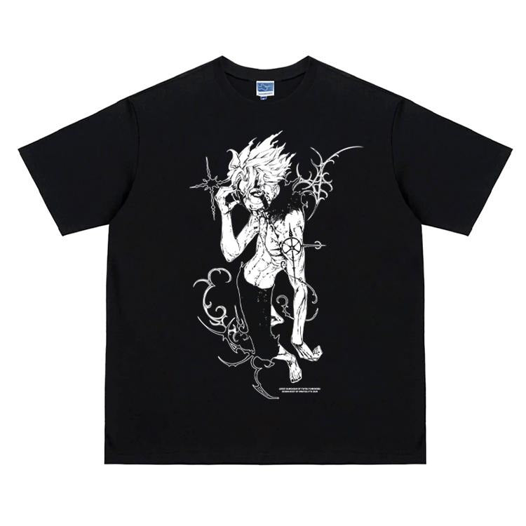 Dandadan "Supersonic Boy" Vintage Anime 100% Cotton - Adult & Kids T-Shirts, Sweatshirts & Hoodies apparel design preview 1