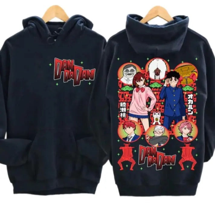 Dandadan Anime Vintage Grunge Gothic Metal Japanese 2 - Adult & Kids T-Shirts, Sweatshirts & Hoodies apparel design preview 1