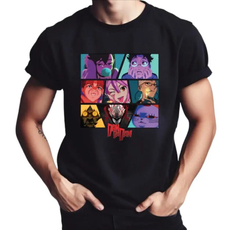 Dandadan Anime Momo Ayase Ken Takakura Turbo Granny - Adult & Kids T-Shirts, Sweatshirts & Hoodies apparel design preview 1
