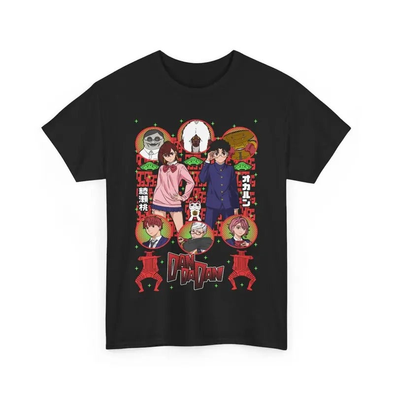 Dandadan Okarun Momo Ayase Anime All Size Vintage - Adult & Kids T-Shirts, Sweatshirts & Hoodies apparel design preview 1