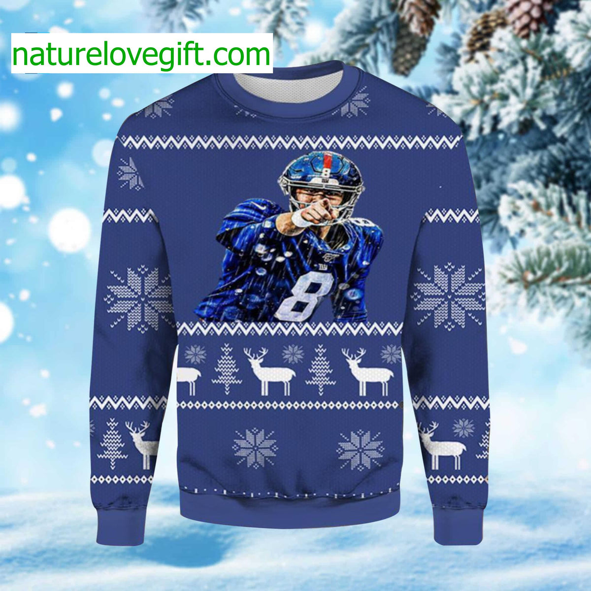Daniel Jones Ugly Christmas Sweater - Holiday Gift product image