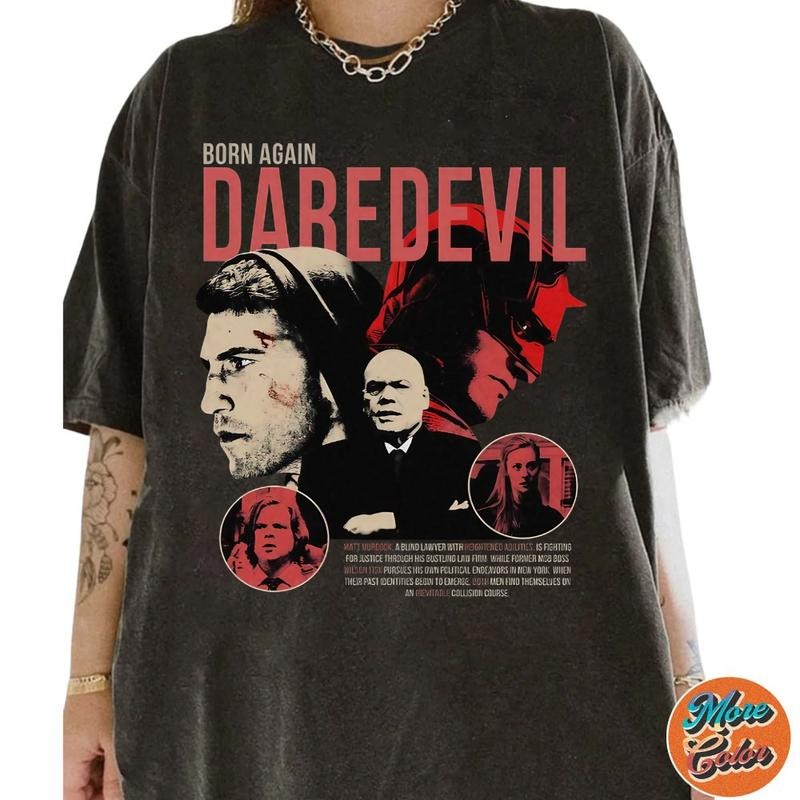 Daredevil Matthew Murdock Movie Cotton Crew Neck Size - Adult & Kids T-Shirts, Sweatshirts & Hoodies apparel design preview 1