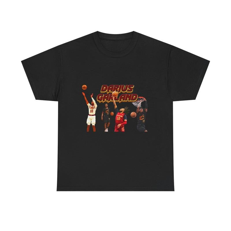 Darius Garland Basketball Heavy Cotton Sports Fan - Adult & Kids T-Shirts, Sweatshirts & Hoodies apparel design preview 1