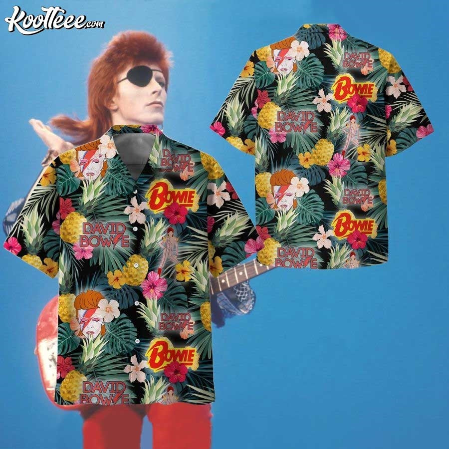David Bowie Gift For Fan Hawaiian - Adult & Kids T-Shirts, Sweatshirts & Hoodies apparel design preview 1