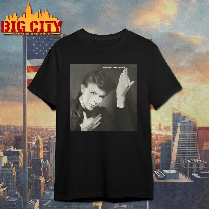 David Bowie Heroes poster - Adult & Kids T-Shirts, Sweatshirts & Hoodies apparel design preview 1