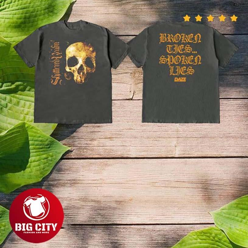 Daze Style Shattered Realm Skull Two Sided - Adult & Kids T-Shirts, Sweatshirts & Hoodies apparel design preview 1