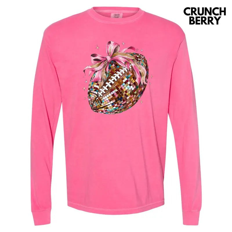 Dazzling Disco Football Comfort Colors 'NLB' - Adult & Kids T-Shirts, Sweatshirts & Hoodies apparel design preview 1