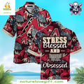 Arizona Dbacks Hawaiian Stress Blessed Baseball - Adult & Kids T-Shirts, Sweatshirts & Hoodies apparel design preview 1