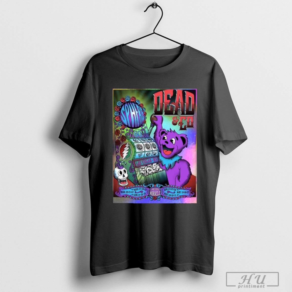 Dead And Company Live At Sphere Las Vegas 2025 Roses - Adult & Kids T-Shirts, Sweatshirts & Hoodies apparel design preview 1