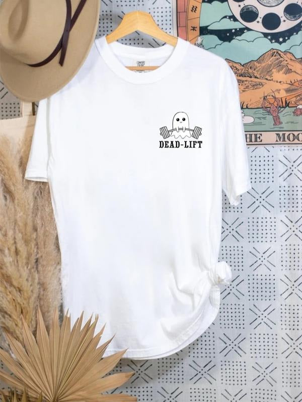 Dead Lift Pocket Gym Halloween Funny Fitness Lover - Adult & Kids T-Shirts, Sweatshirts & Hoodies apparel design preview 1
