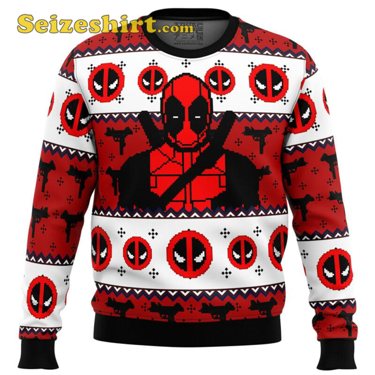 Deadpool Guy Ugly Christmas Sweater - Gift Idea product image