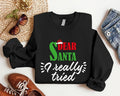 Dear Santa I Really Tired Funny 2023 Winter Saying X - Adult & Kids T-Shirts, Sweatshirts & Hoodies apparel design preview 1