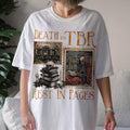 Death TBR Rest Pages Bookworm Funny Bookish Halloween - Adult & Kids T-Shirts, Sweatshirts & Hoodies apparel design preview 1