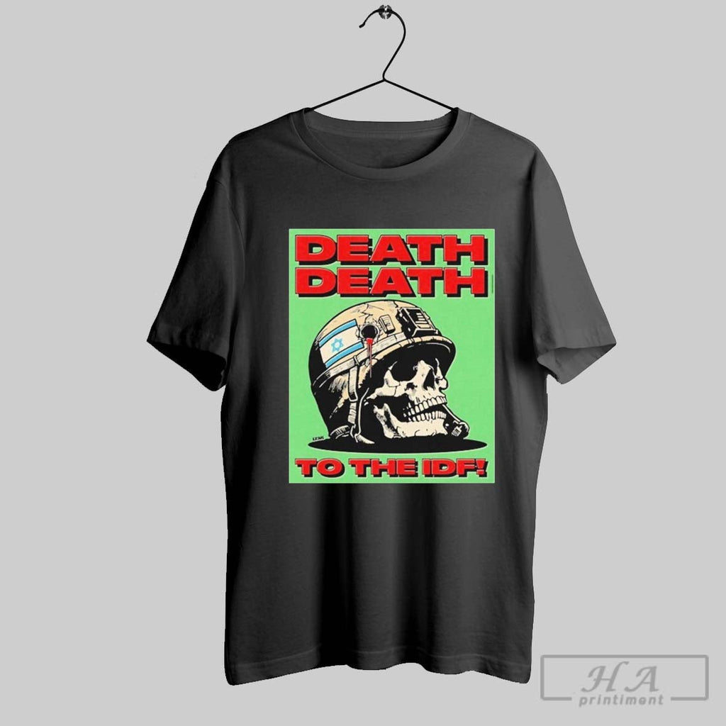Death To The Idf Krime Israel Skull - Adult & Kids T-Shirts, Sweatshirts & Hoodies apparel design preview 1