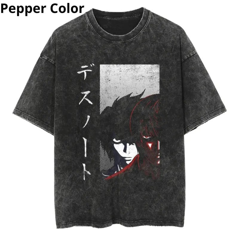Death Note Light L Mastermind Duel Anime Top Menswear - Adult & Kids T-Shirts, Sweatshirts & Hoodies apparel design preview 1
