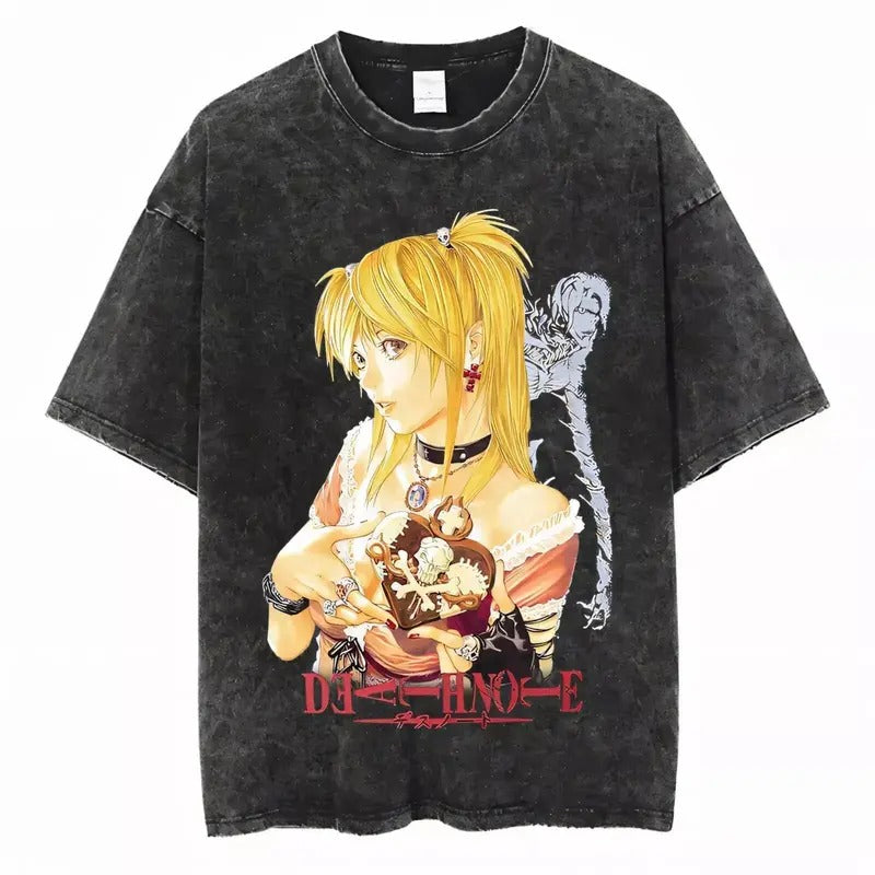 Death Note Anime Japanese Retro Cotton Menswear - Adult & Kids T-Shirts, Sweatshirts & Hoodies apparel design preview 1