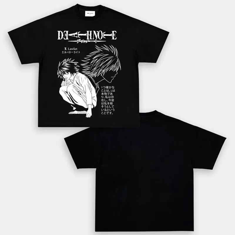 Death Note Basic Anime Manga Heavyweight Cotton Fan - Adult & Kids T-Shirts, Sweatshirts & Hoodies apparel design preview 1
