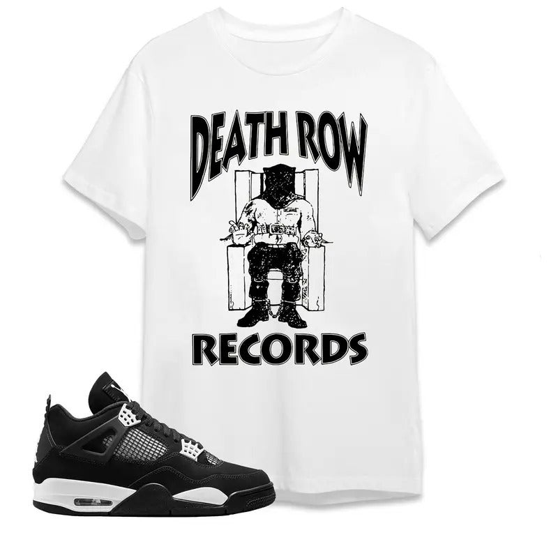 DeathRow Records 4S White Thunder Casual Cotton - Adult & Kids T-Shirts, Sweatshirts & Hoodies apparel design preview 1
