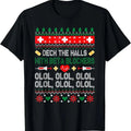 Deck Halls Beta Blockers Nurse Ugly Xmas - Adult & Kids T-Shirts, Sweatshirts & Hoodies apparel design preview 1