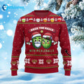 Deck The Halls With Pickleballs Ugly Christmas Sweater - Holiday Gift product image