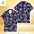 Chicago Cubs Hawaiian Deep Sea Flora Tropical - Adult & Kids T-Shirts, Sweatshirts & Hoodies apparel design preview 1
