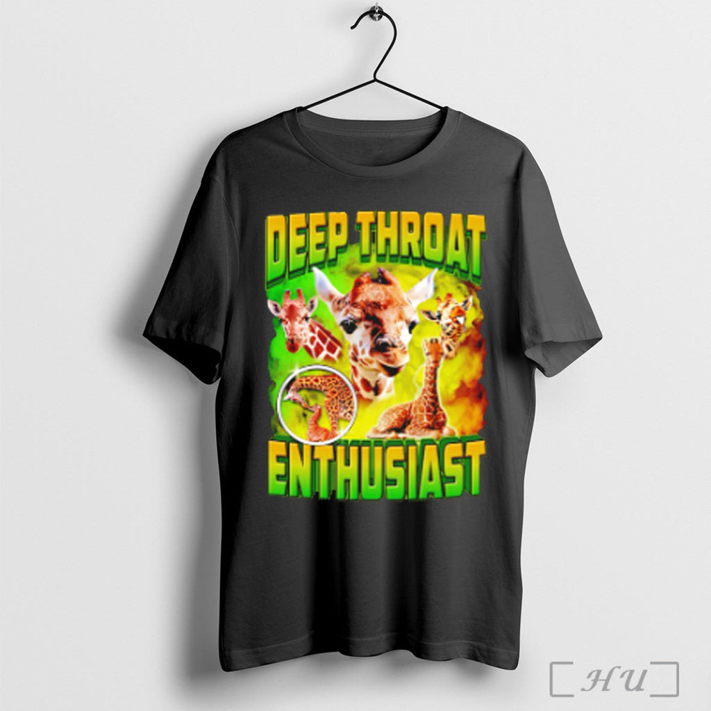 Deep Throat Enthusiast Funny Giraffe Graphic Cute - Adult & Kids T-Shirts, Sweatshirts & Hoodies apparel design preview 1