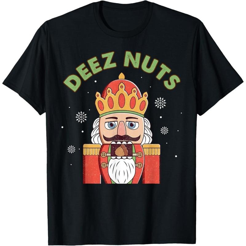 Deez Nuts Nutcracker Nut Funny Pjs Made Usa - Adult & Kids T-Shirts, Sweatshirts & Hoodies apparel design preview 1