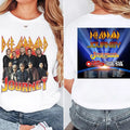Def Leppard Journey Summer Stadium Tour 2024 Band Fan - Adult & Kids T-Shirts, Sweatshirts & Hoodies apparel design preview 1