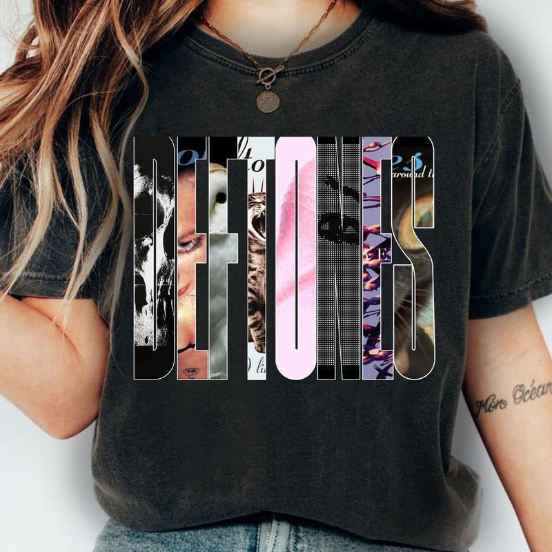 Deftones Black Metal Bootleg Band C - Adult & Kids T-Shirts, Sweatshirts & Hoodies apparel design preview 1