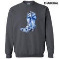 Delicate Floral Boot 'NLB' - Adult & Kids T-Shirts, Sweatshirts & Hoodies apparel design preview 1