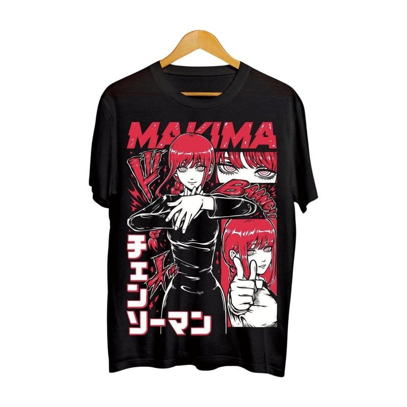 Denji Makima Chainsaw Man PochitaAnime Manga - Adult & Kids T-Shirts, Sweatshirts & Hoodies apparel design preview 1
