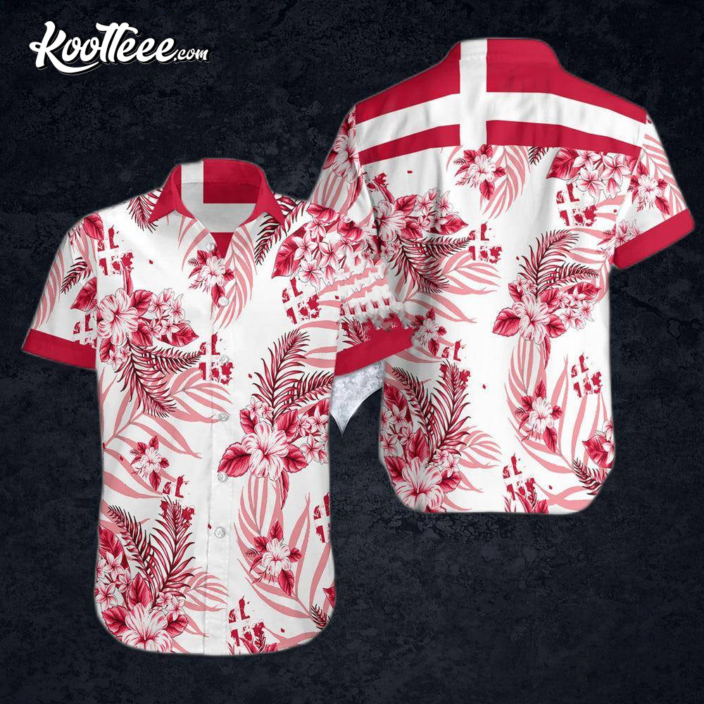 Denmark Hawaiian - Adult & Kids T-Shirts, Sweatshirts & Hoodies apparel design preview 1