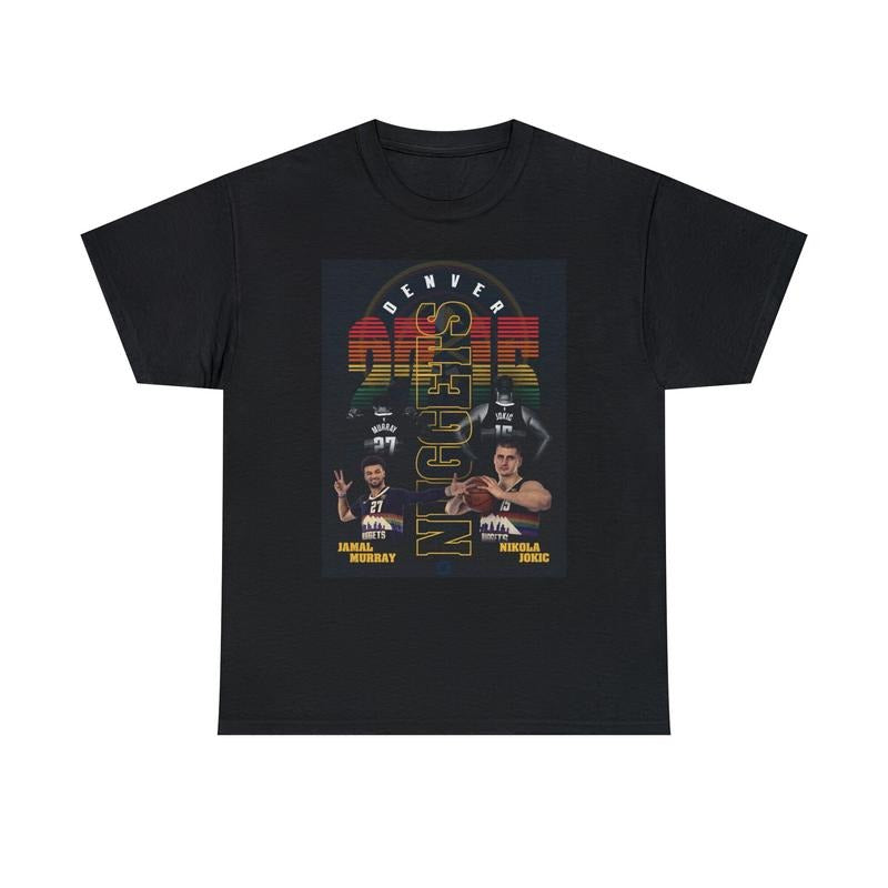 Denver Nikola Jokic Jamal Murray Fan - Adult & Kids T-Shirts, Sweatshirts & Hoodies apparel design preview 1