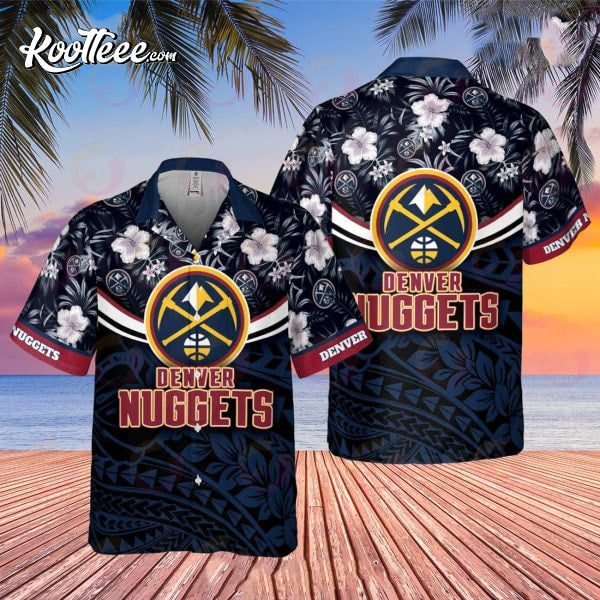 Denver Nuggets NBA 2023 Polynesian Hawaiian - Adult & Kids T-Shirts, Sweatshirts & Hoodies apparel design preview 1