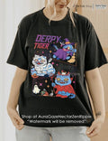 Derpy Tiger Halloween Ver KPop Demon Hunters Comfort - Adult & Kids T-Shirts, Sweatshirts & Hoodies apparel design preview 1