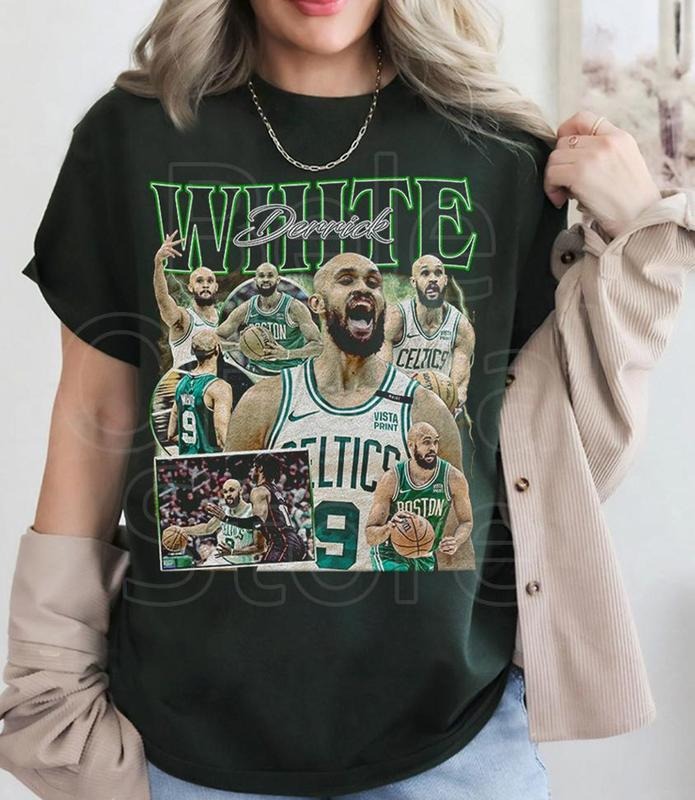 Derrick White Bootleg Vintage Fan - Adult & Kids T-Shirts, Sweatshirts & Hoodies apparel design preview 1
