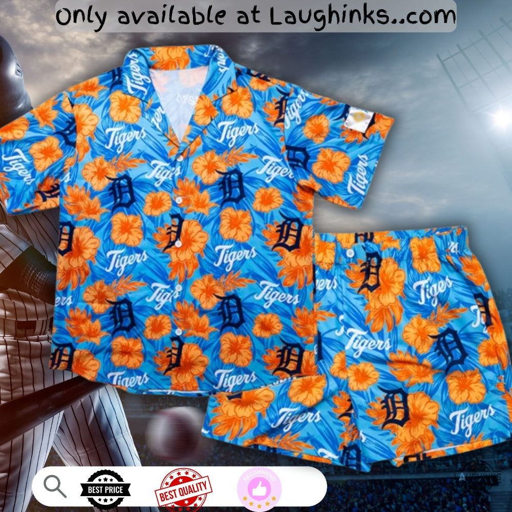 Detorit Tigers Hawaiian And Shorts 2025 Giveaway - Adult & Kids T-Shirts, Sweatshirts & Hoodies apparel design preview 1