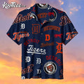 Detroit Baseball Aloha Beach Summer Hawaiian - Adult & Kids T-Shirts, Sweatshirts & Hoodies apparel design preview 1