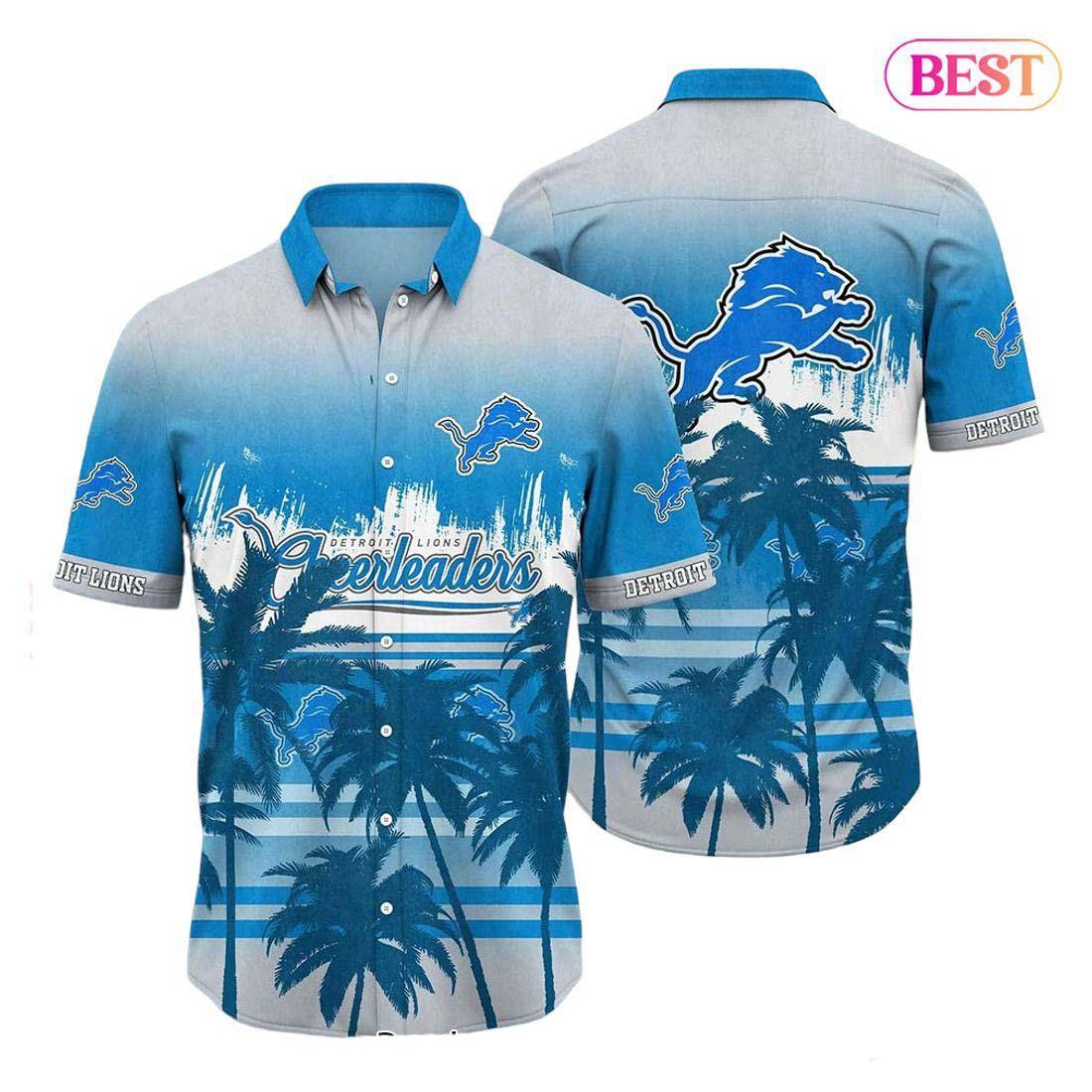 Detroit Lions Hawaiian Beachside Vibes 883118 - Adult & Kids T-Shirts, Sweatshirts & Hoodies apparel design preview 1