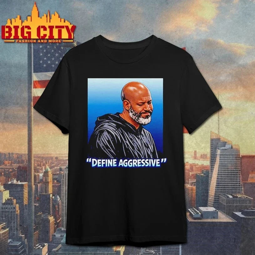 Detroit Lions Brad Holmes Define Aggressive - Adult & Kids T-Shirts, Sweatshirts & Hoodies apparel design preview 1