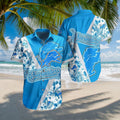 Detroit Lions Cheerleader Hawaiian 973248 - Adult & Kids T-Shirts, Sweatshirts & Hoodies apparel design preview 1
