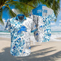 Detroit Lions Hawaiian Floral Breeze Design 855823 - Adult & Kids T-Shirts, Sweatshirts & Hoodies apparel design preview 1