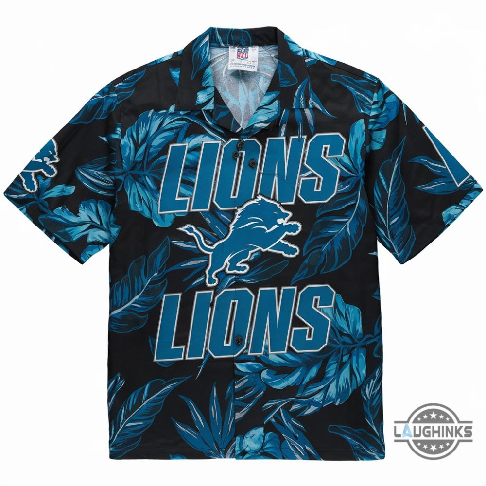 Detroit Lions Football Hawaiian And Shorts 2024 SALE - Adult & Kids T-Shirts, Sweatshirts & Hoodies apparel design preview 1