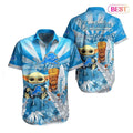 Detroit Lions Grogu Hawaiian Island Adventure 995698 - Adult & Kids T-Shirts, Sweatshirts & Hoodies apparel design preview 1